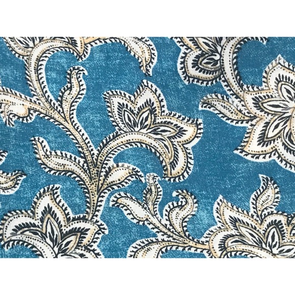 Anthropologie Pilcro Leilani Button Down Tunic Top XS Teal Paisley - Picture 8 of 15